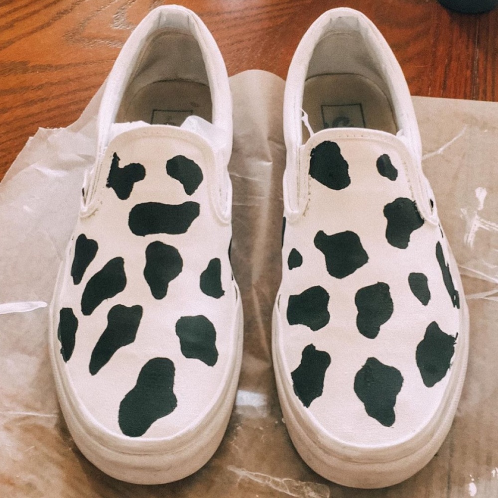 Painted White Vans